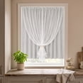 thumbnail image 4 of Thermal Insulated Blackout Curtains Room Darkening Drapes With Sheer Overlay Window Decor For Bedroom And Living Room, 4 of 6