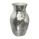 thumbnail image 1 of Jarrón de cristal estilo disco, hecho a mano, con diseño único de flores, ideal para centros de mesa, fiestas, salas de estar y decoración del hogar., 1 of 8