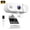 White, variant on AOC 4K Webcam for PC,Web cam with High Resolution CMOS Color Sensors, USB Web Camera for Laptop, Conference Video, Chat software, Black, New