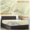 thumbnail image 6 of Lux Decor Collection Full Size Bed Sheets - Microfiber Deep Pocket Bedding Sheets & Pillowcase Sets - Vanilla, 6 of 11