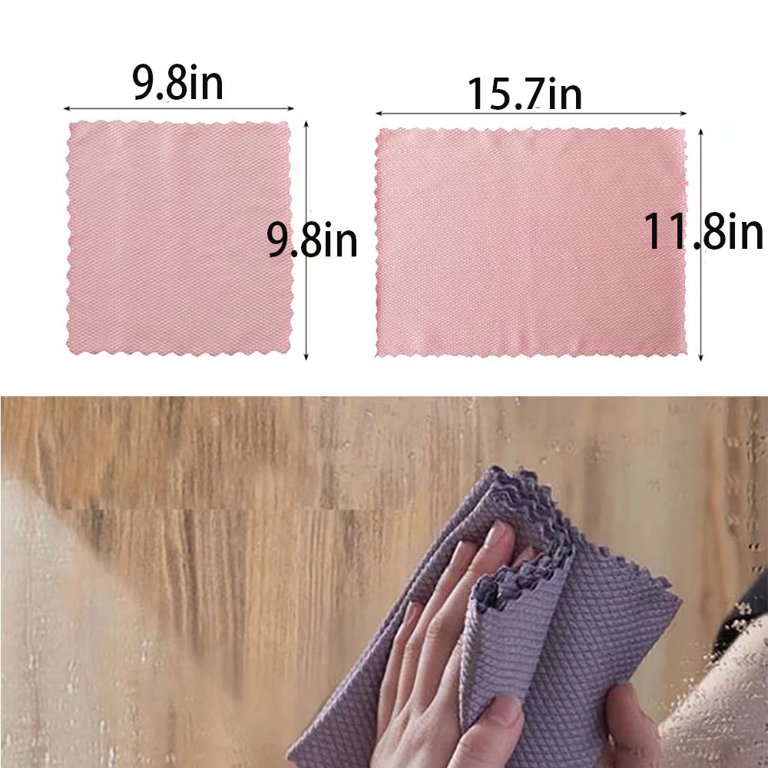 Acheter 10Pcs Wiping Rags Strong Absorption Durable Polyester