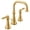 Brushed Gold, variant on Moen Tvs44102 Colinet 1.2 GPM Widespread Bathroom Faucet - Black