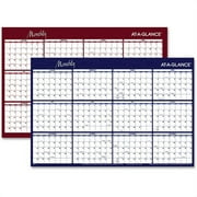 AT-A-GLANCE Visual Organizer Horizontal Erasable Wall Planner, 48" x 32" A152-09