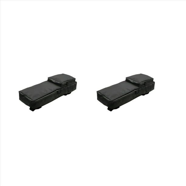 2X Bicicleta Eléctrica Scooter Bolsa de Batería Bicicleta Delantera E-Bike Bolsa de Almacenamiento Impermeable Bolsa de Bicicleta Pieza de Ciclismo Bolsa de Bicicleta 45X16X7cm