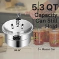 thumbnail image 6 of 5.3 Quart Pressure Cooker, 10 PSI Induction Compatible Canner with Triple Valves & Safety, 6 of 6