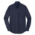 thumbnail image 5 of Mens SuperPro Twill Versatile Cotton/Polyester Shirt True Navy 3X-Large, 5 of 6