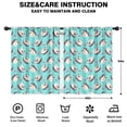 thumbnail image 2 of Blackout Kids Curtains,Blue Hedgehog Love Childrens Insulated Curtains Set Of 2,Bedroom Essentials,Toddler Room Decor 42"x54"(106x137cm), 2 of 4