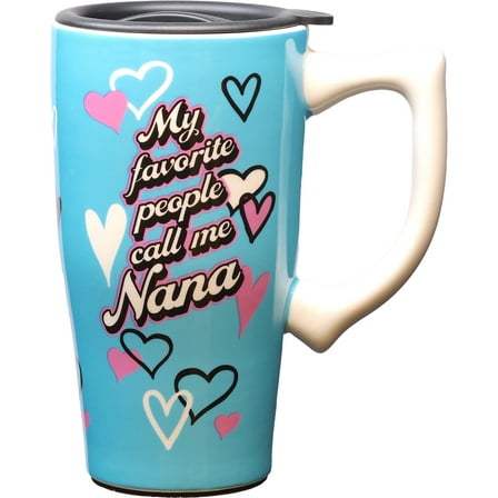 NANA 18 OUNCE CERAMIC TRAVEL MUG