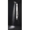 thumbnail image 4 of ANZZI Mesmer 58 in. Full Body Shower Panel with Heavy Rain Shower in Brushed Steel, 4 of 13