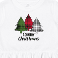 thumbnail image 4 of Inktastic Country Christmas Plaid Trees Girls Toddler Dress, 4 of 5