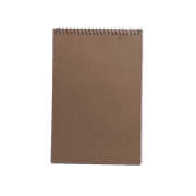 Pen+Gear Top Spiral Steno Pad, Gregg Ruled Paper, 100 Sheets, Black, 1 Count, 0 Holes