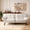 White, variant on Futon Sofa Bed Memory Foam Futons Modern Office Couch Sleeper Bed Convertible Love seat Sofa for Small Spaces,Apartment,Office with Adjustable Armrest Backrest,White