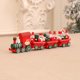 thumbnail image 1 of Christmas Wooden Train Decor Set, Cute Wooden Mini Train Ornaments Christmas Train Ornament Toys for Kids Gift (Set of 4), 1 of 5