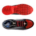 thumbnail image 3 of Belvedere Flash Black & Red Genuine Ostrich & Soft Italian Calf Men Sneakers (9), 3 of 3