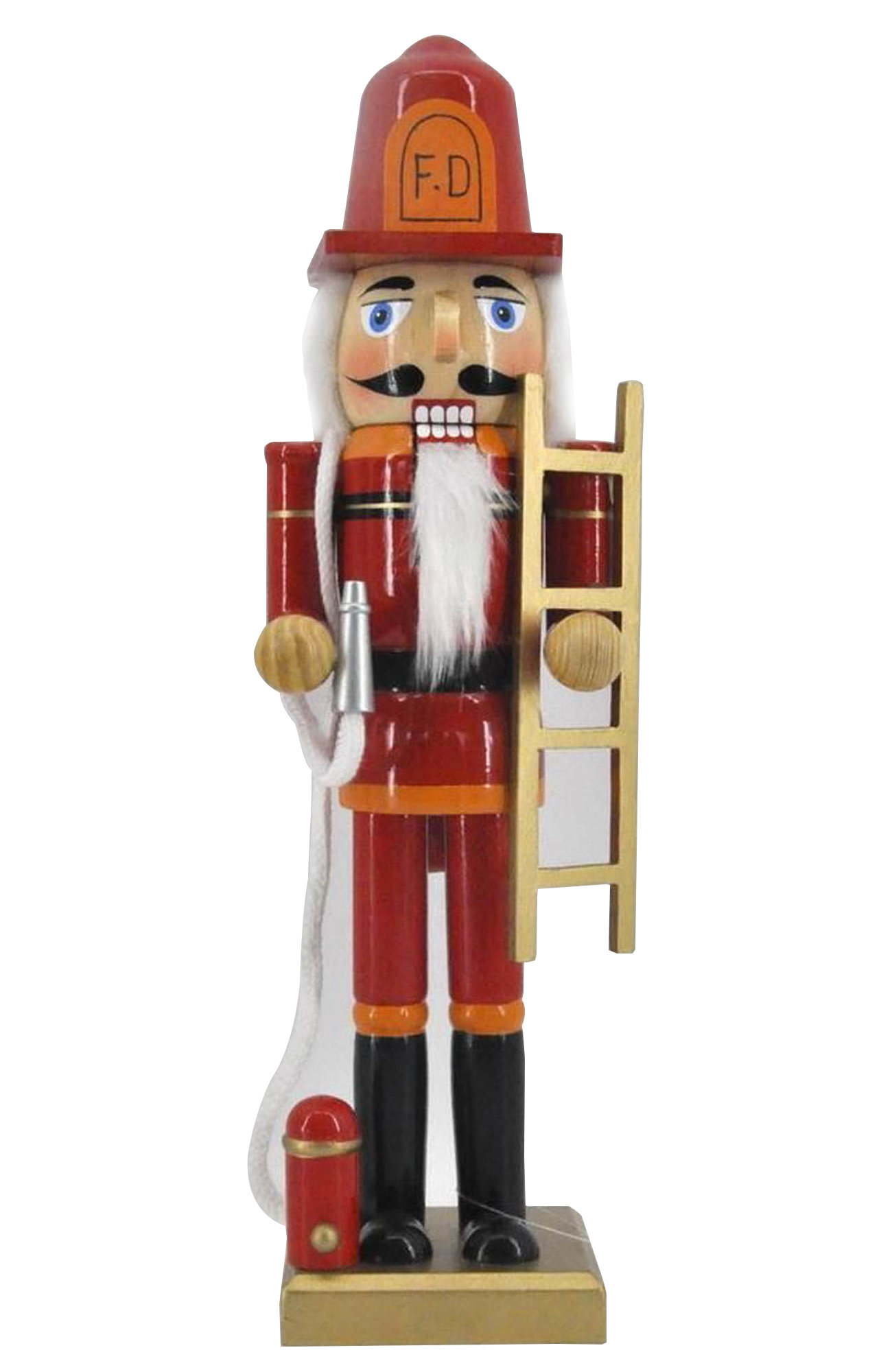 TX USA Corporation 14" Holiday Mantel Display Fireman with Hose Theme