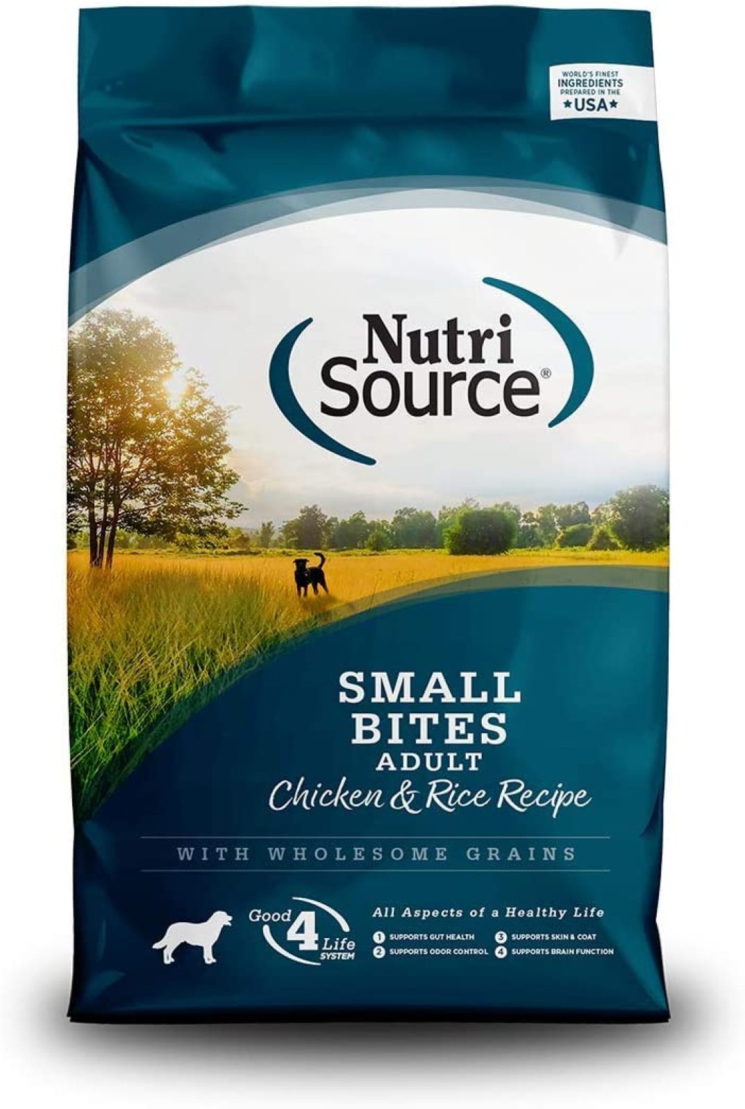 NutriSource Adult Chicken & Rice Small Bites Dog Food 15lb