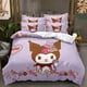 thumbnail image 1 of Juego de cama de Hello Kittys, ropa de cama de 2 piezas, 135x200cm, con estampado 3D de dibujos animados de Anime, Kuromi Melody Girl, 1 of 4