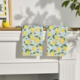 thumbnail image 3 of Blue Lemon Flower Floral Summer Kitchen Towels Dish Towels, 18x26 Inch Seasonal Spring Decoration Hand Towels Set of 2, 3 of 6
