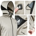 thumbnail image 5 of ActionHeat 5V Men's Battery Heated Slim Fit Hoodie- Antarctica White, 5 of 9
