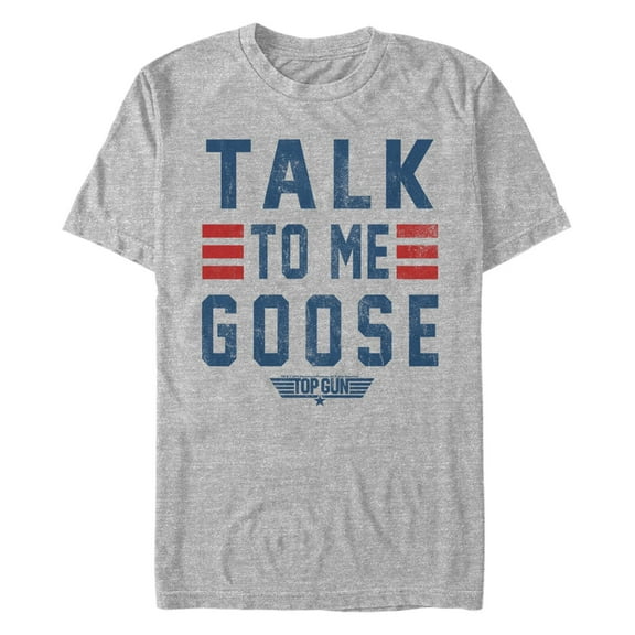 Men's Top Gun Talk to Me Goose Quote Graphic T-Shirt