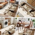 thumbnail image 5 of Vintage Farmhouse Area Rugs 3'x5', Washable Small Throw Rugs for Living Room Bedroom, Country Houses Cats Cloud Beige Indoor Outdoor Rug Non-Slip Low Pile Carpet Runner Reversible Floor Mats, 5 of 8
