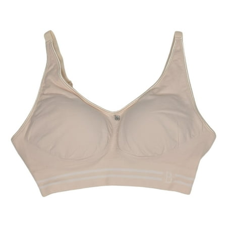 

Breezies Sz S One Size Cotton Touch 2.0 Wirefree Lounge Bra Pink A463838 Regular Size