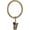 1 1/2-Inch Inner Diameter, variant on 30 count Antique Brass Clips Curtain Hooks for Curtain Rod, This Small Drapery Curtain Ring with Clips Hook Fit Up to 0.4~0.75 -inch Drapery Panel