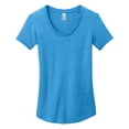 thumbnail image 5 of Mafoose Juniors Scoop Neck Tee Female T-Shirts Heather Bright Turquoise X-Small, 5 of 6