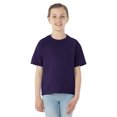 thumbnail image 1 of Jerzees Youth DRI-POWER Active Short Sleeve Crew T-Shirt, L, Deep Purple, 1 of 2