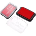thumbnail image 1 of 2pcs Archival Ink Pad Red Stamp Pad Craft Ink Pad Stamps Partner DIY Craft Ink Pad Set Washable Safe Stamp Pads for Rubber Stamps Paper Wood Fabric, 1 of 8