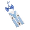 thumbnail image 1 of DISPARTOS DE NIÑOS Bowtie Set ajustable y espalda para niños para niñas jeans para niñas azul, 1 of 8
