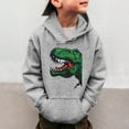 thumbnail image 3 of Boys Hoodies & Sweatshirts Dinosaur Print Children's Casual Hoodie Pocket Design Fashionable for Boys and Girls, 3 of 3