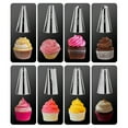 thumbnail image 4 of Spritz Cookie Press Gun Kit,Stainless Steel Cookies Press Gun Kit with 8 Icing Tips And 16 Cookies Discs And 1 Cleaning Brush Perfect for Diy Christmas Cookies And Decorating Cookies,Gifts for Women, 4 of 9