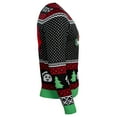 thumbnail image 4 of Ghostbusters Logo Marhsmellow Man and Trees Light Up Ugly Christmas Sweater, 4 of 7