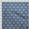 thumbnail image 4 of oneOone Polyester Spandex Royal Blue Fabric Block Dress Material Fabric Print Fabric By The Yard 56 Inch Wide, 4 of 6