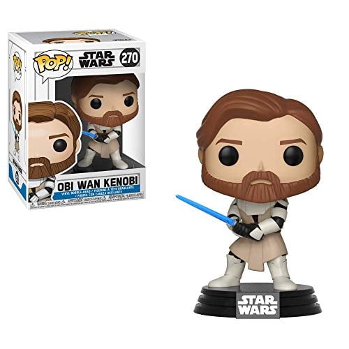 Funko Pop Star Wars Clone Wars Funko OBI Wan Kenobi Figura coleccionable Multicolor