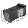 thumbnail image 3 of -Temperature Controller -C100 Thermostat Kit High Voltage 100ACV to 240ACV+ Relay 40DA+ K Probe, 3 of 5
