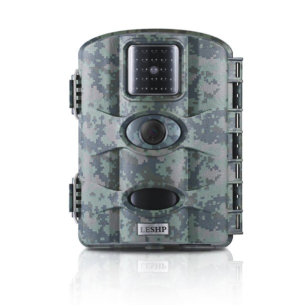 LESHP 12MP Digital Trail Camera Game Hunting Camera With 60° Camera Lens 2.4" LCD Screen