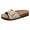 Nude, variant on Project Cloud 100% Genuine Leather w/ Memory Foam Big Buckle Sandals for Women (Ibiza)