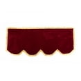 thumbnail image 1 of Pleuche Funda de teclado decorada antipolvo para piano electrónico de 61/88 teclas (Borgoña 88 de gran tamaño), 1 of 10