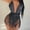 Black, variant on SMihono Bikinis for Women Summer Two Piece Siwmwear Women's Summer New European And American Sexy Deep V Swimwear Ins Trendy Su Swimwear
