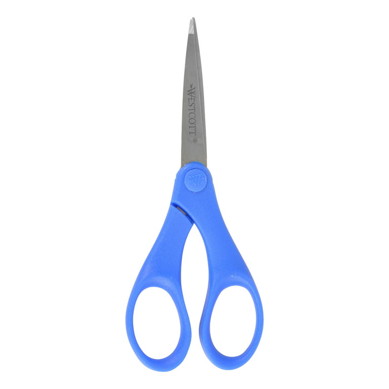 Westcott School Left and Right Handed Kids Scissors, 5 Inch Pointed, Blue  (16097)
