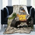 thumbnail image 6 of Wall-E Blanket, Super Soft Throw Blanket For Couch Sofa Bed, Cozy Lightweight Warm Flannel Blanket, 40"X30", 6 of 9