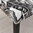 thumbnail image 3 of Dining Room Chair Covers Set of 6, Stretch Parsons Chair Slipcovers Removable Washable Spandex Printed Chair Seat Protector Cover for Hotel, Office, Ceremony, Banquet, Wedding Party (Palm Leaves), 3 of 6
