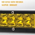 thumbnail image 4 of Barra de luz LED de trabajo con lente amarilla de 20 pulgadas, 180W, lámpara de conducción antiniebla para coche, lámpara para camión 4WD, 4 of 8