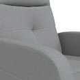 thumbnail image 5 of vidaXL Fauteuil Inclinable Tissu Gris Clair, 5 of 5