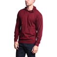 thumbnail image 5 of G-Style USA Men's Lightweight Cross-Dyed Pullover Hoodie Sweatshirt MH13104 - Cranberry Caviar - Large, 5 of 6