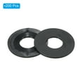 thumbnail image 3 of Uxcell M12 Nylon Flat Washer, 200 Pack 12mm ID 30mm OD 1.5mm Thick Sealing Spacer Gasket Ring, Black, 3 of 6