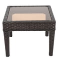 thumbnail image 2 of Antibes Accent Table,Brown Multi Rattan Garden Outdoor Patio Outdoor Tables, 2 of 10