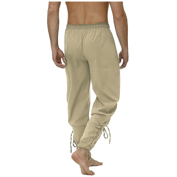 Vedolay Men Pants Casual Pants for Men Men's Fashion Casual Plus Size Loose Printing Sports Long Sweatpants Pants,Khaki XL